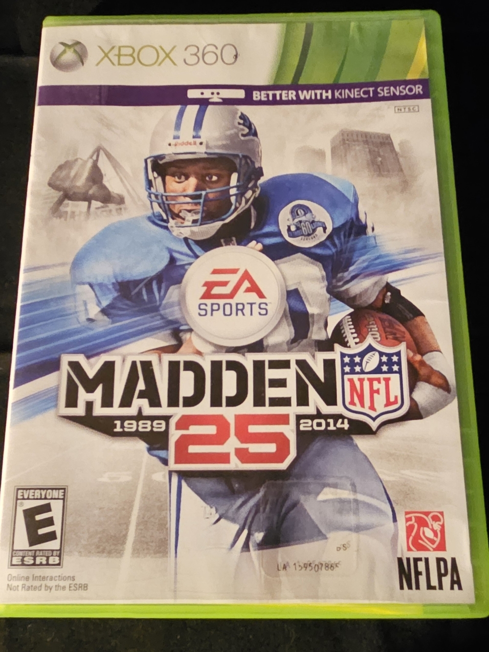 Microsoft Xbox 360 Madden NFL 25 - Blue & White Cover
